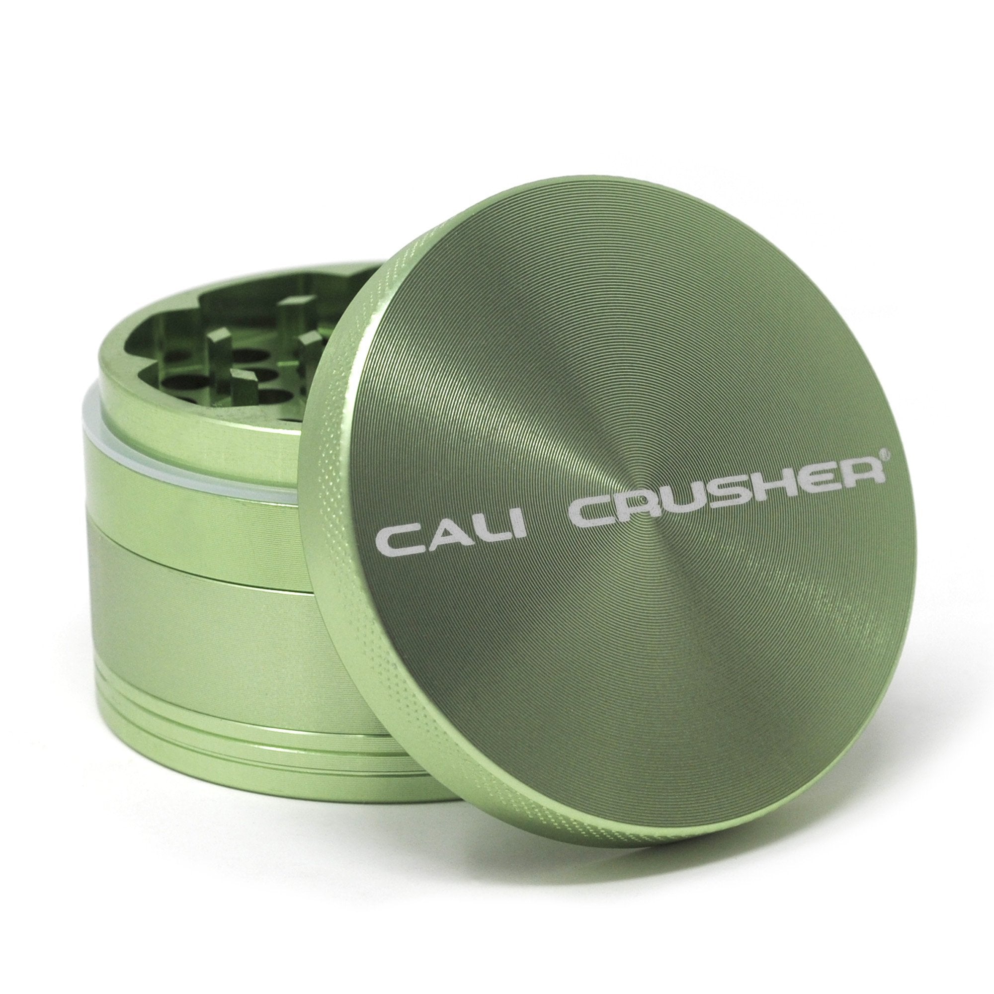 Cali Crusher®: 2.5" 4 Piece Hard Top Grinder - Green