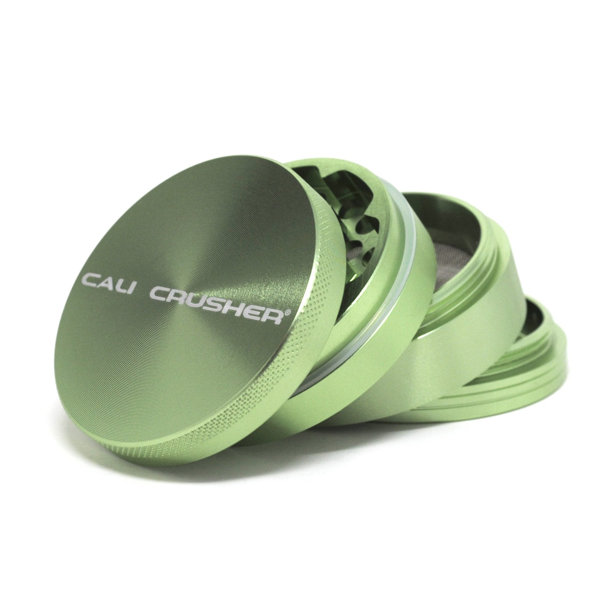 Cali Crusher®: 2.5" 4 Piece Hard Top Grinder - Green